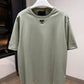 Prada Mid Logo Cotton T-Shirt (Sage)