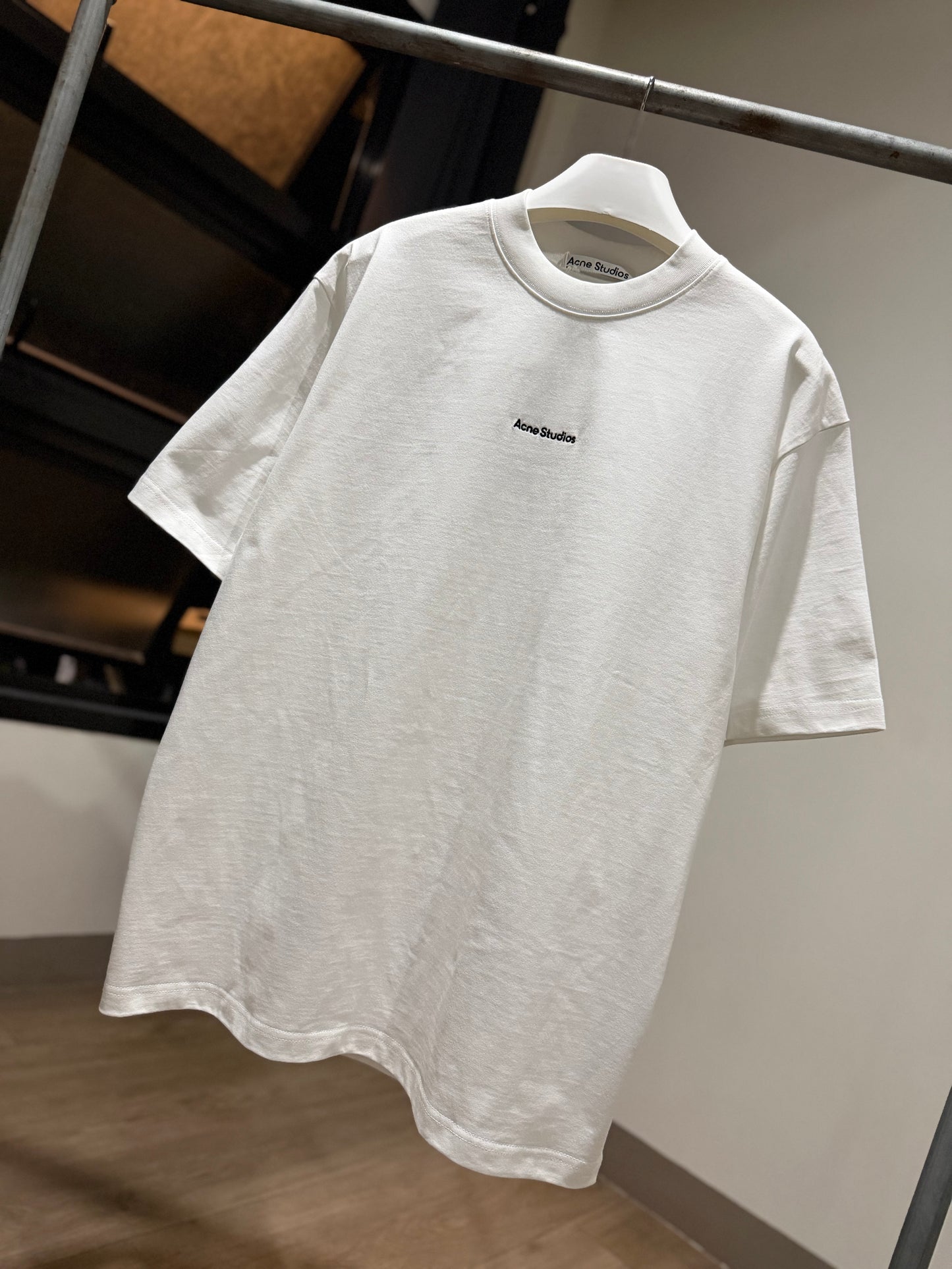Acne Studios Embroidered Logo T-Shirt (White)