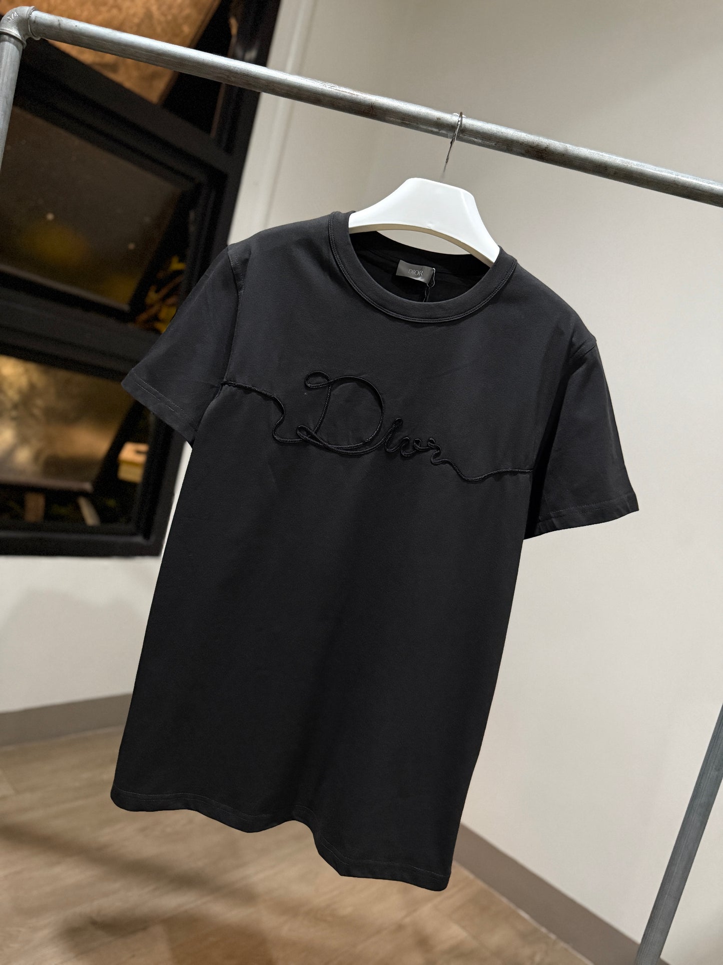 Dior Ribbon T-Shirt (Deep Gray)
