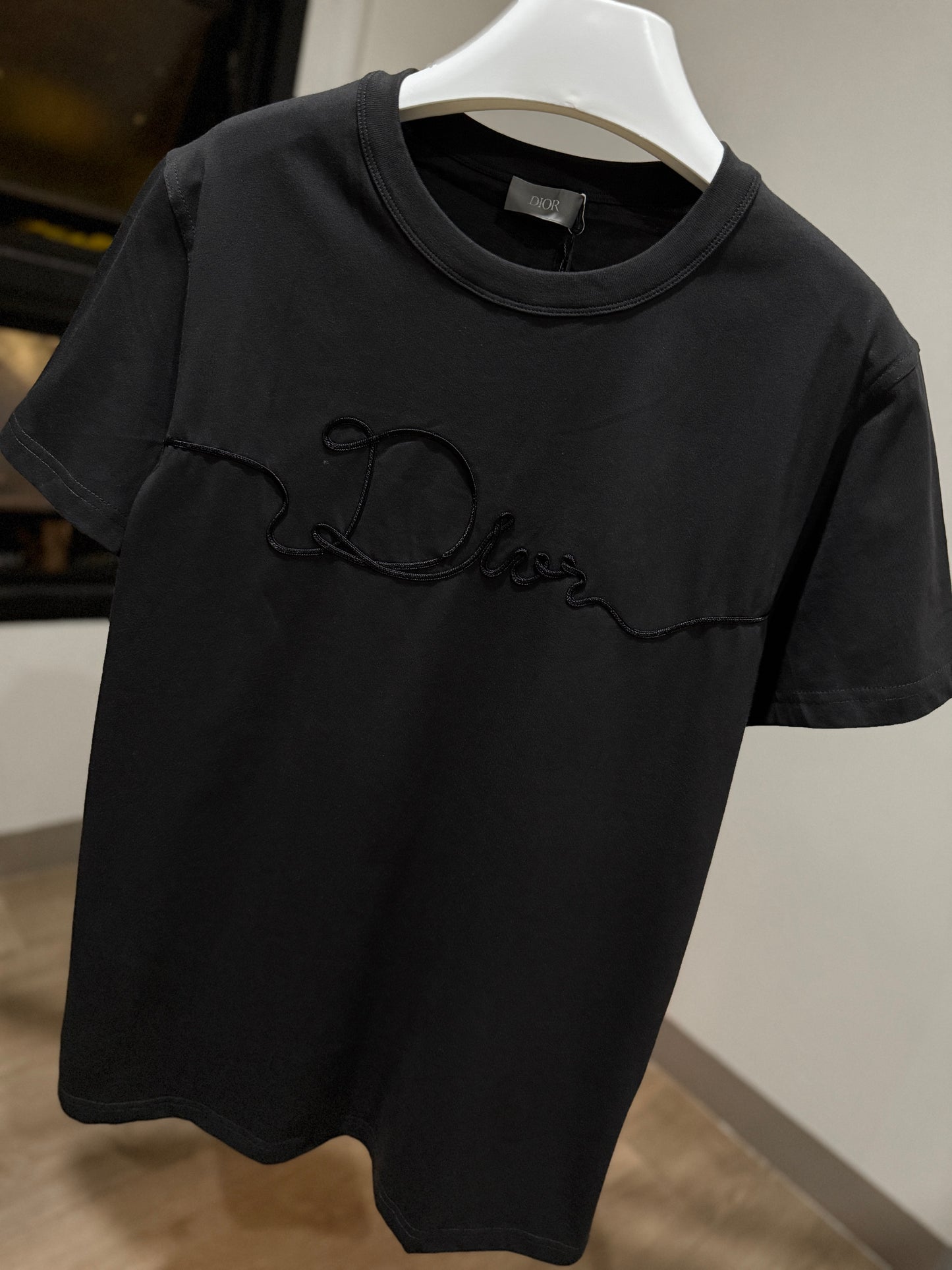 Dior Ribbon T-Shirt (Deep Gray)