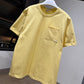 Loewe Anagram Pocket Cotton T-Shirt (Yellow)