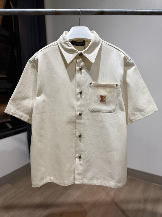 Louis Vuitton Short Sleeved Cotton Shirt