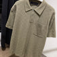 Louis Vuitton Pointelle Polo Shirt (Olive)
