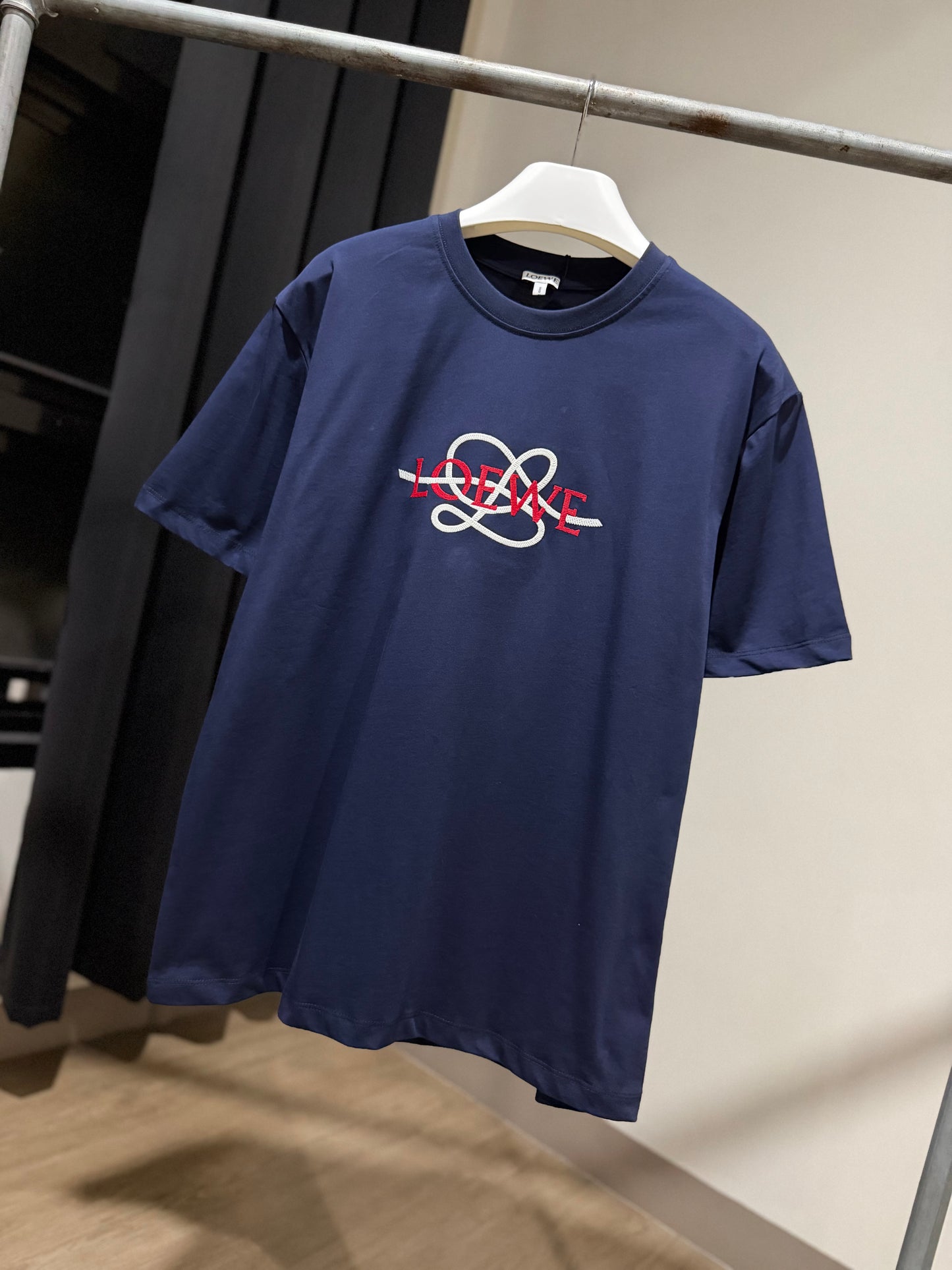 Loewe Anagram Logo T-Shirt (Navy)