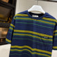 MiuMiu Blue/Bottle Striped T-Shirt