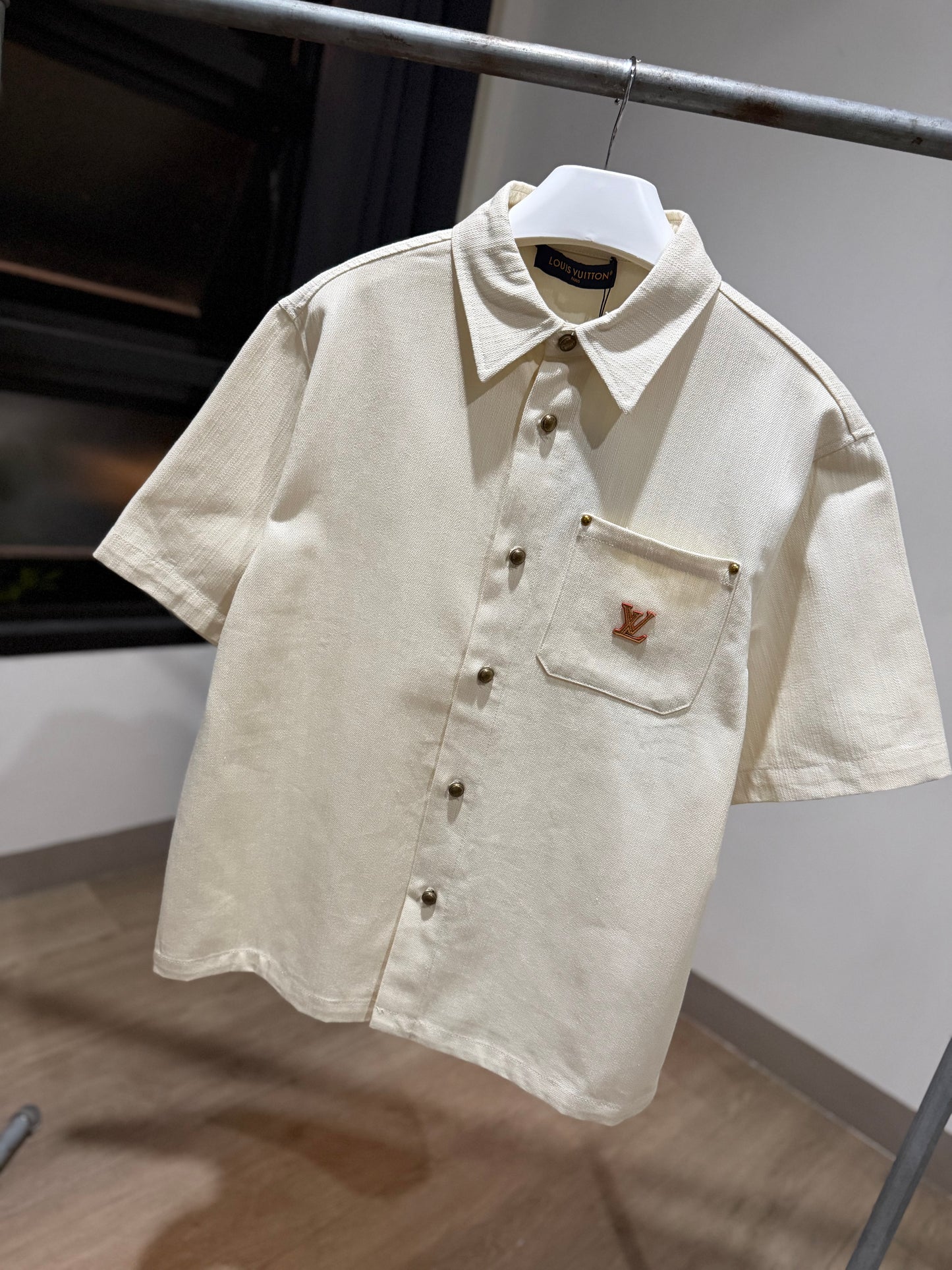 Louis Vuitton Short Sleeved Cotton Shirt