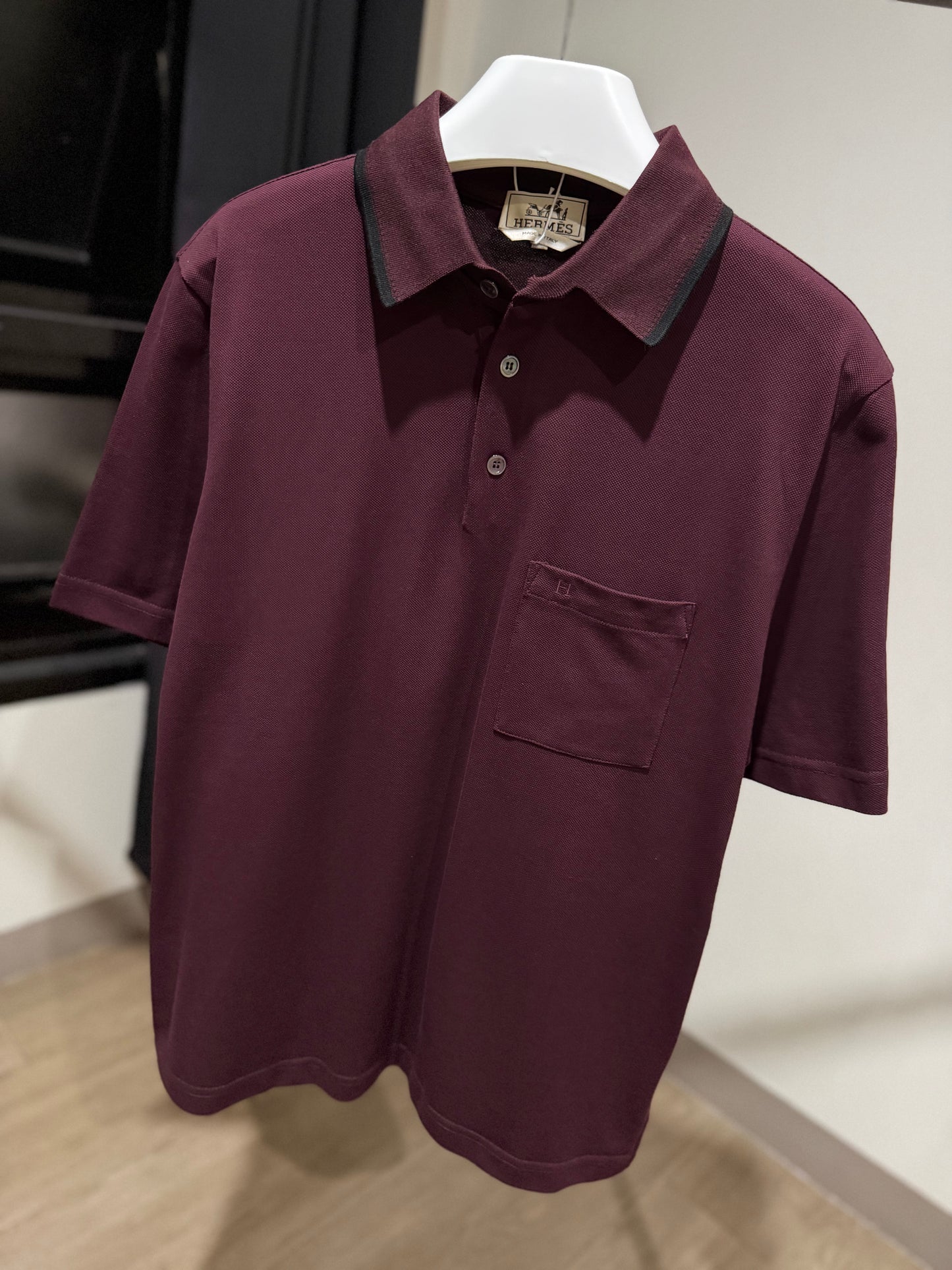 Hermes Polo Shirt (Bourgogne)