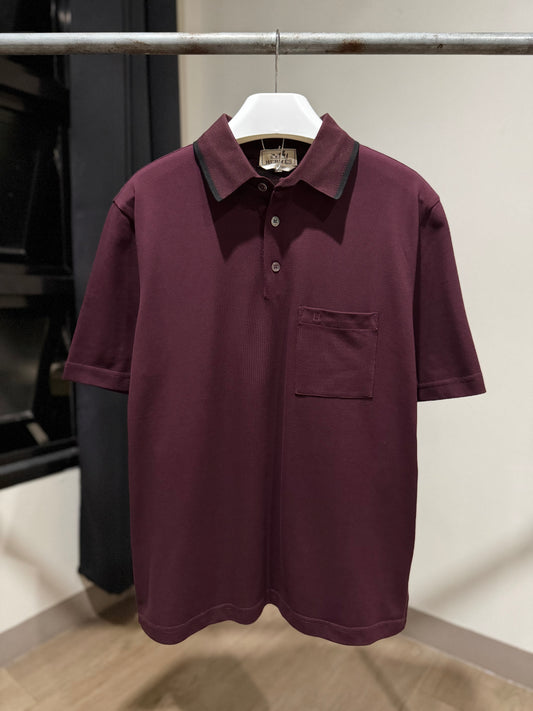 Hermes Polo Shirt (Bourgogne)