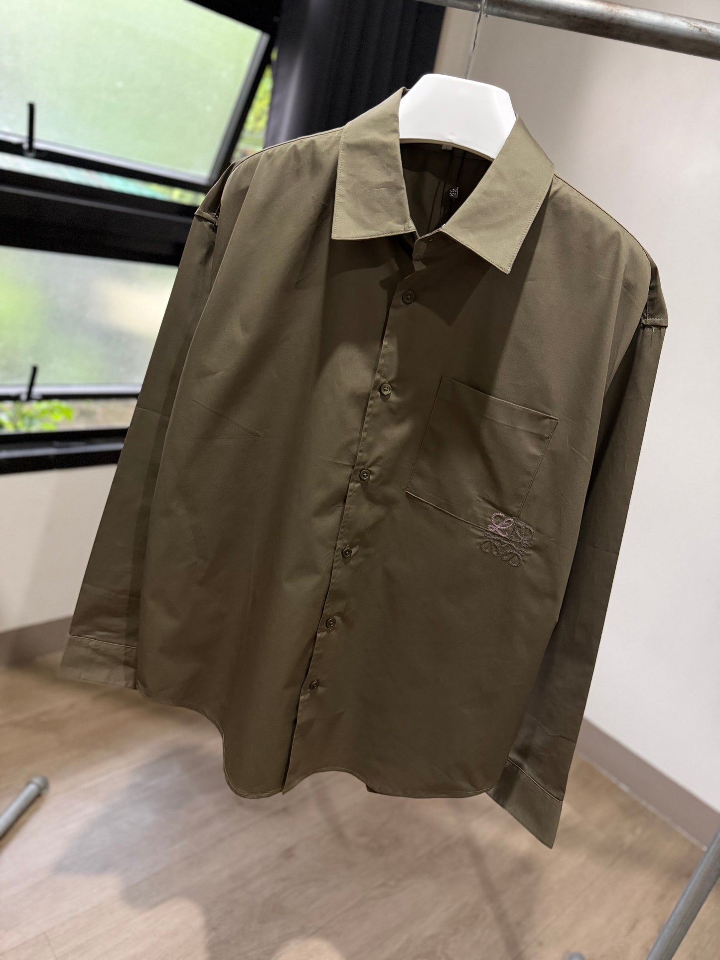 Loewe Anagram Embroidered Shirt