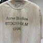 Acne Studios Sprayed Logo T-Shirt (White)