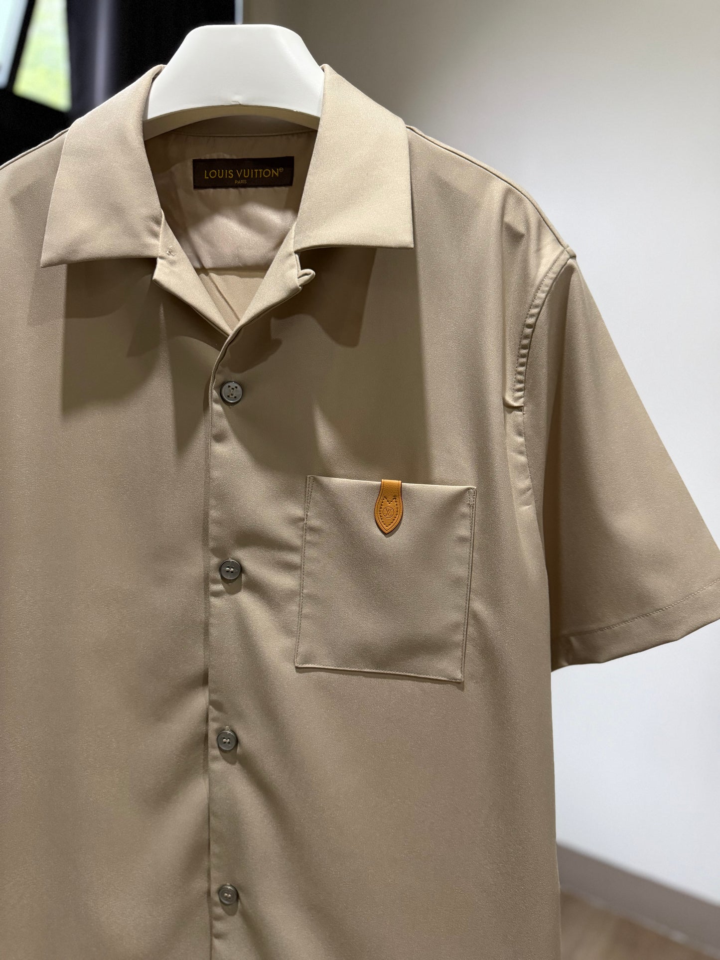 Louis Vuitton Short-Sleeved Silk Shirt