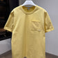Loewe Anagram Pocket Cotton T-Shirt (Yellow)