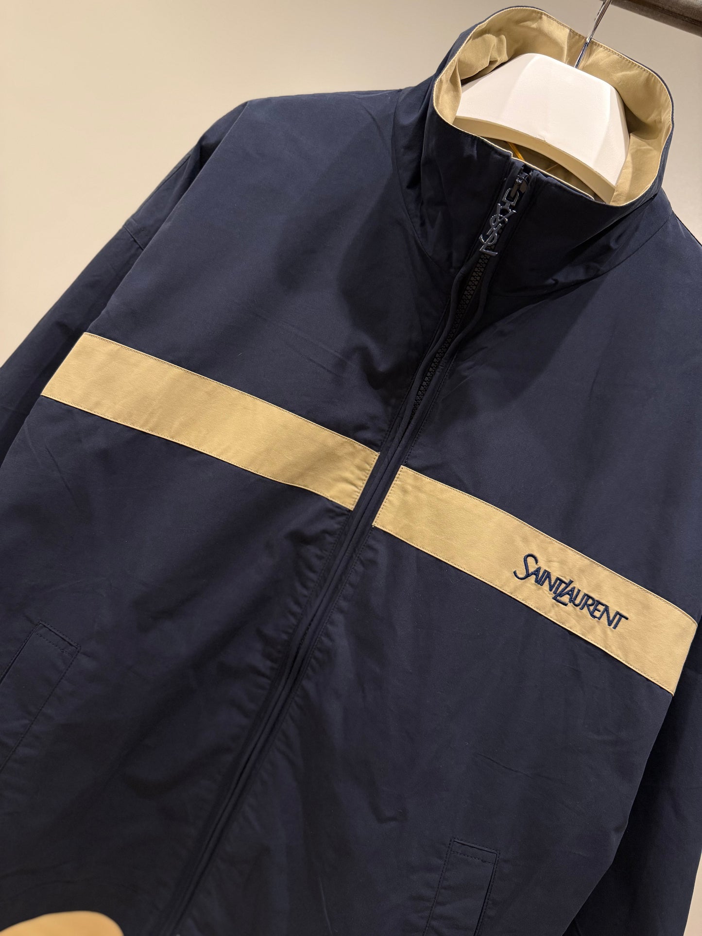 Saint Laurent Jacket (Mastic/Navy)