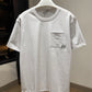 Loewe Anagram Pocket Cotton T-Shirt (White)