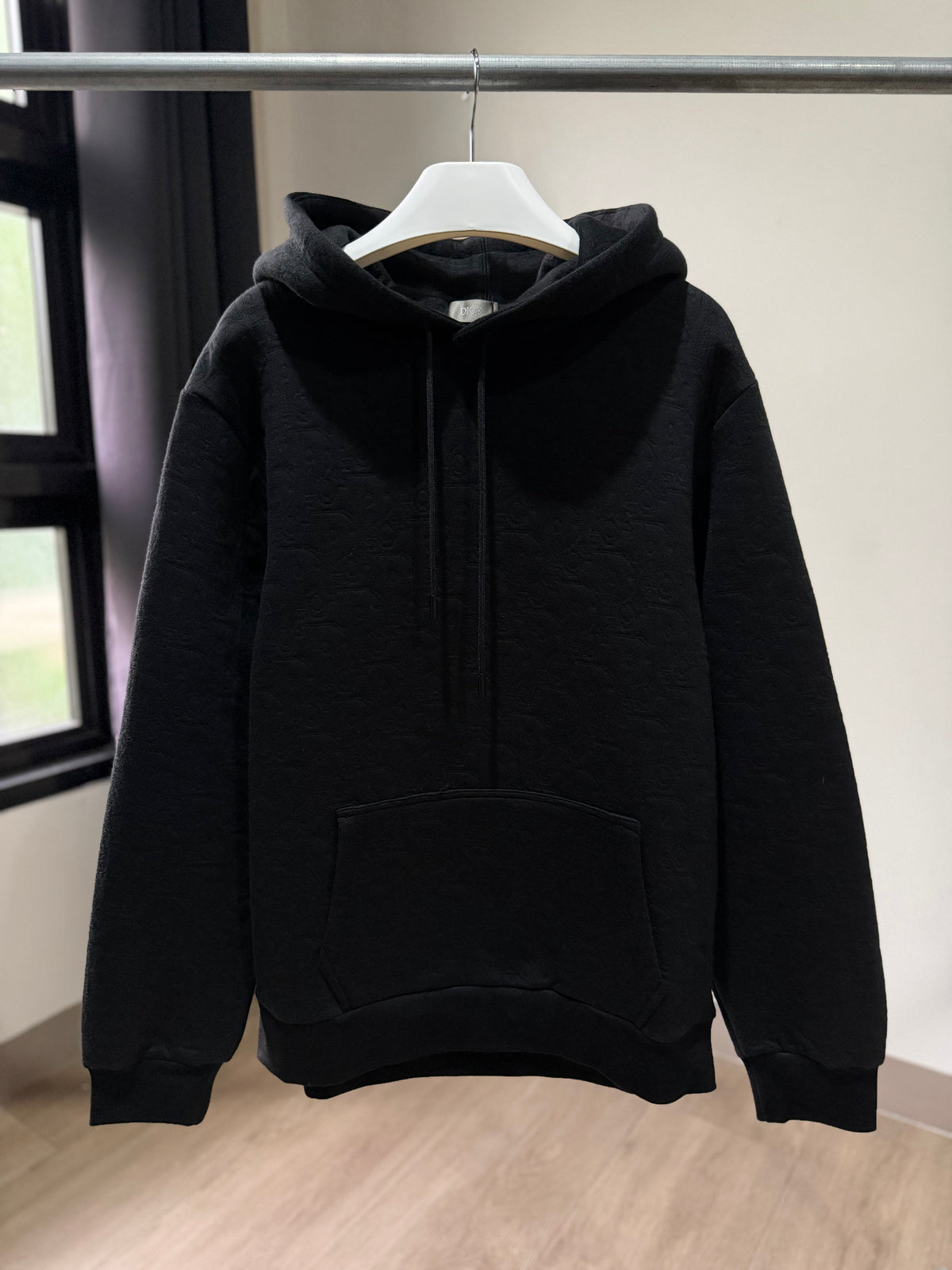 Dior Oblique Cotton Hoodie (Black)
