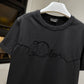 Dior Ribbon T-Shirt (Deep Gray)