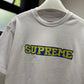 Supreme Satin Applique Tee (White)