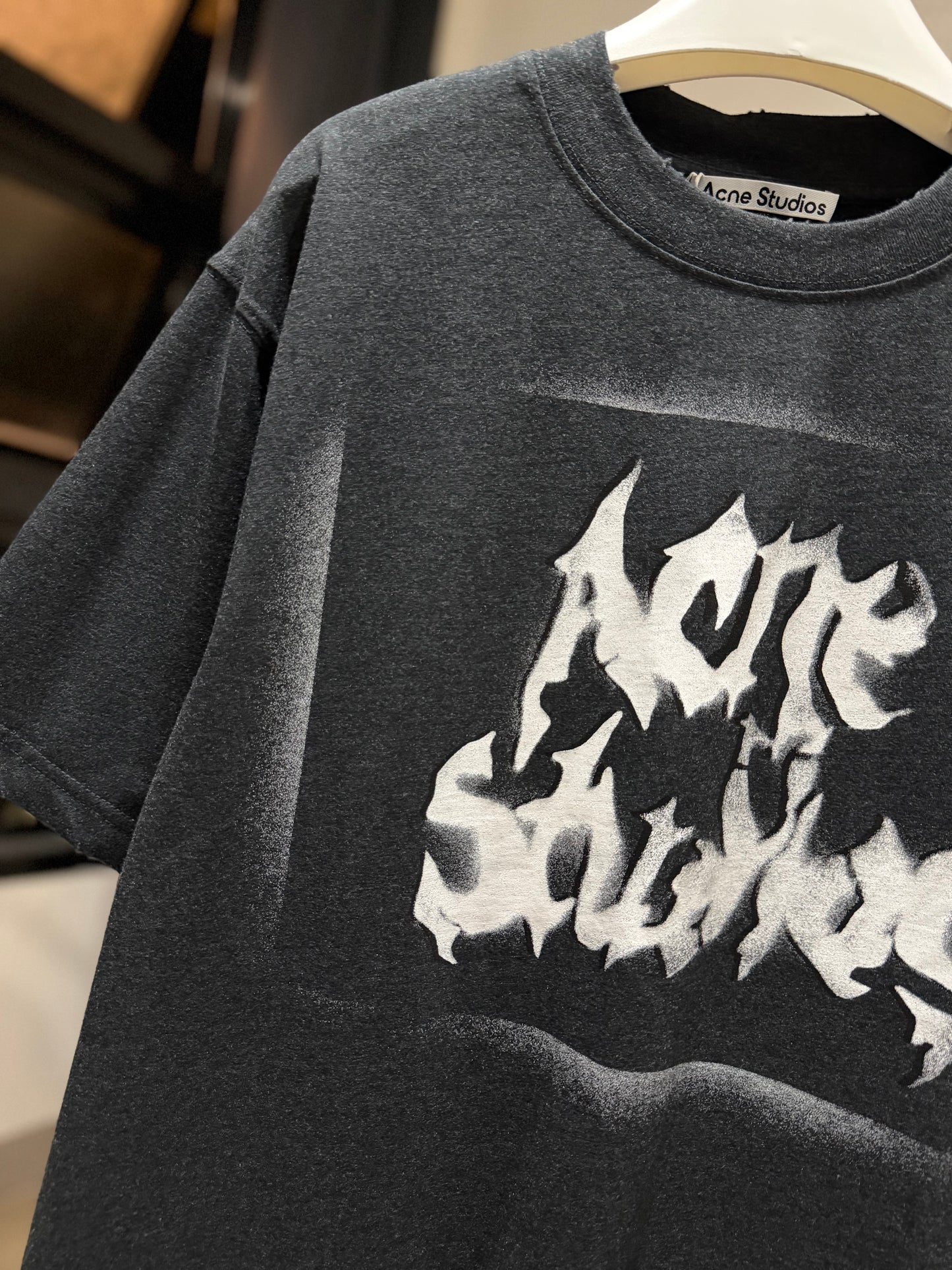 Acne Studios Gothic Logo T-Shirt (Faded)