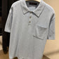 Louis Vuitton Pointelle Polo Shirt (Blue)
