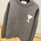 AMI de Coeur Crewneck Sweater (Gray)