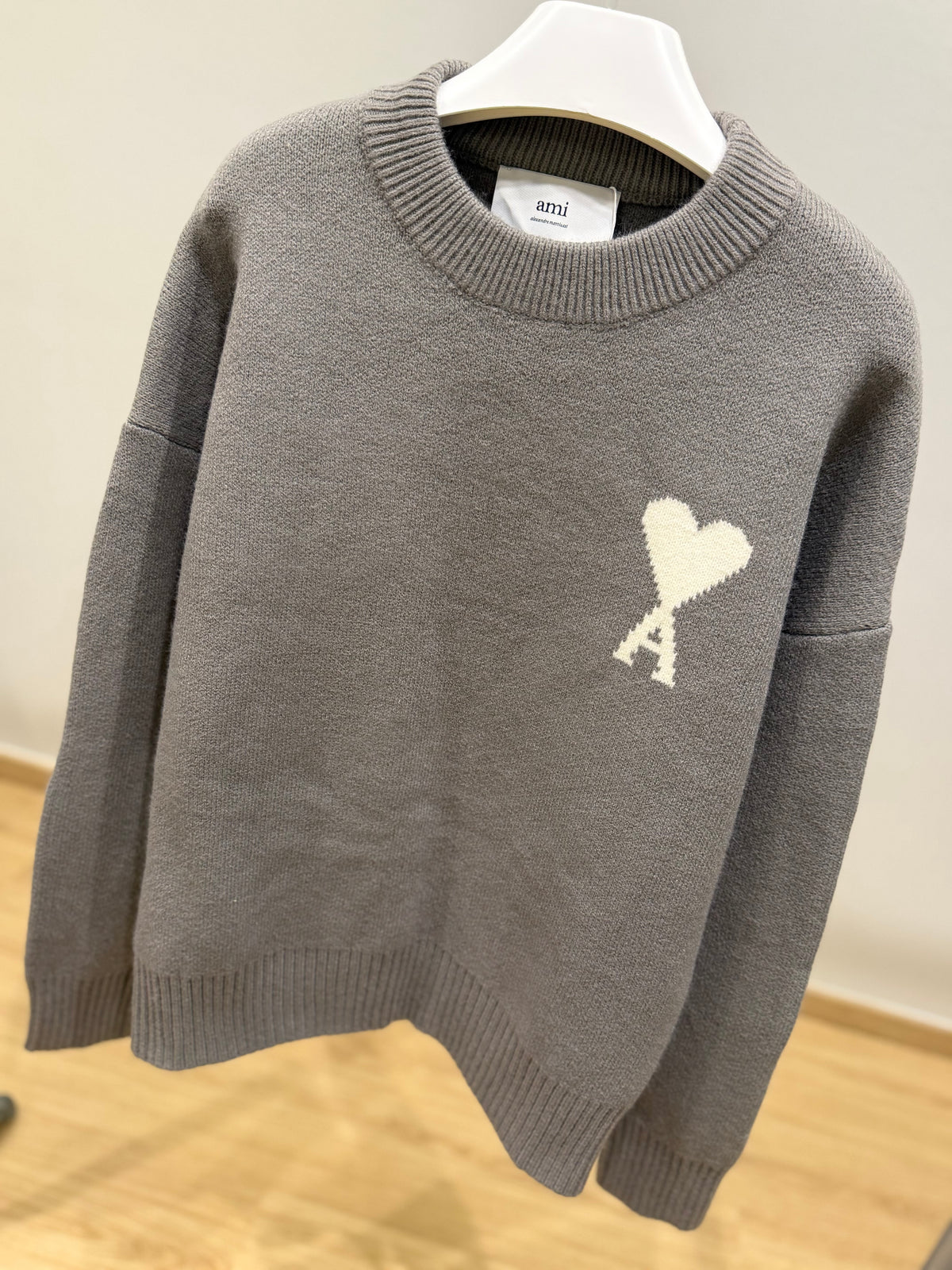 AMI de Coeur Crewneck Sweater (Gray)