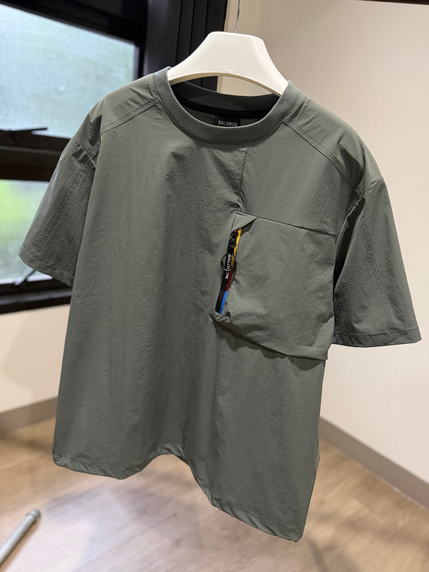 Salomon Pocket Blast Cool Touch Tee (Gray)