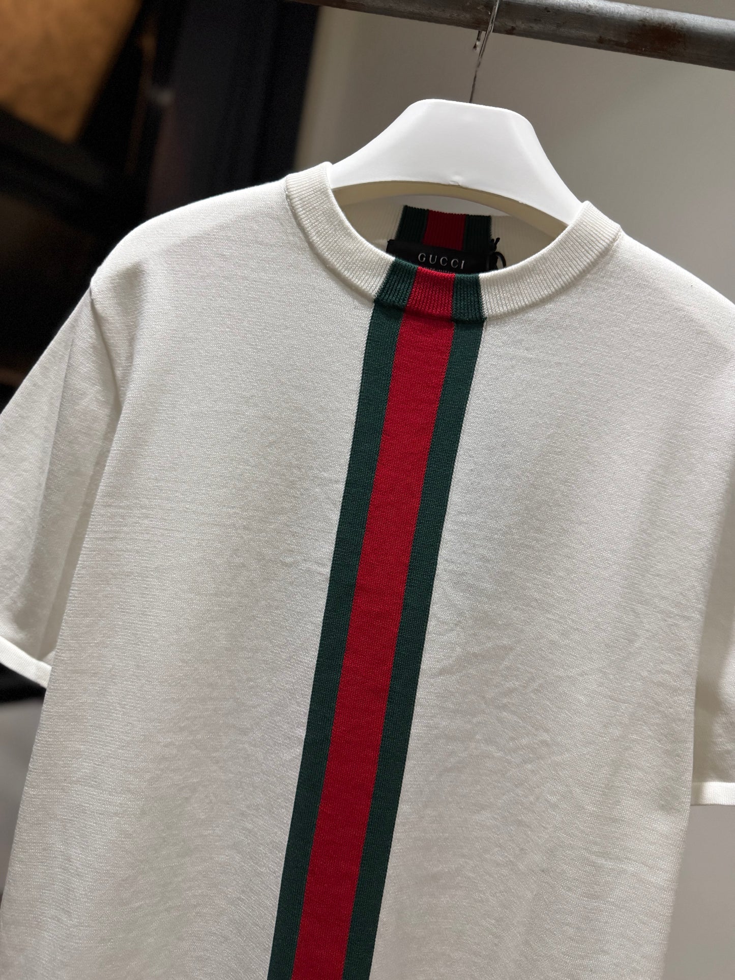 Gucci Knitted Cotton T-Shirt