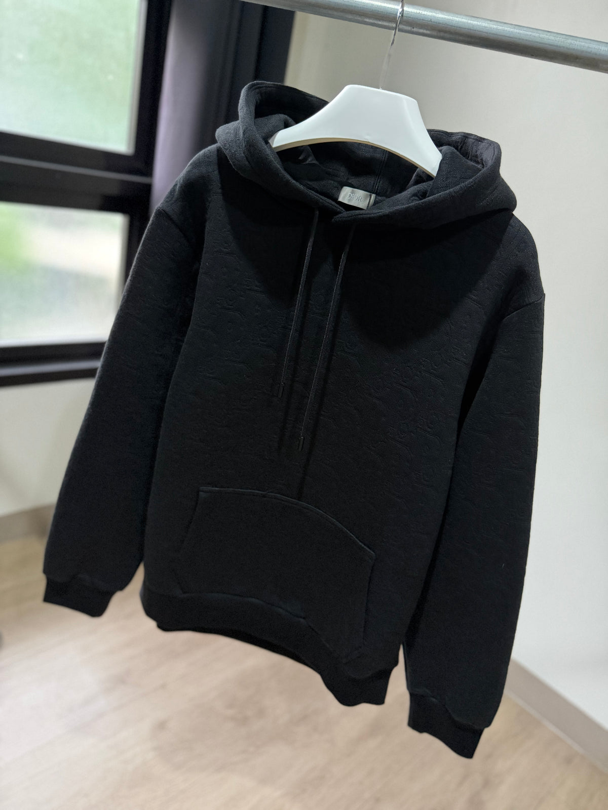 Dior Oblique Cotton Hoodie (Black)