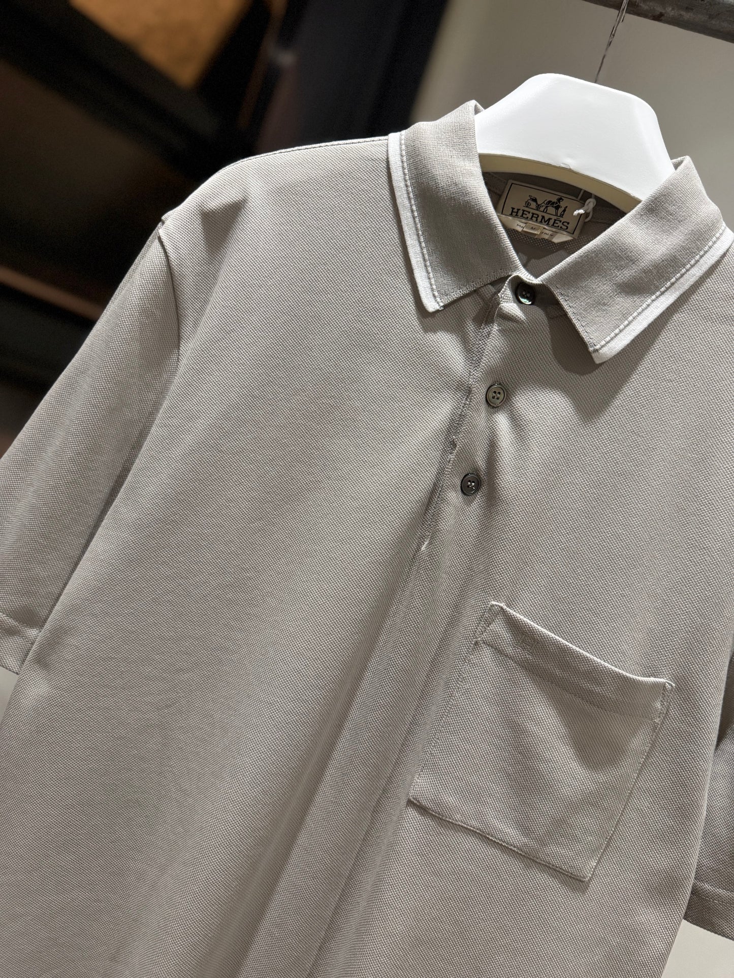 Hermes Polo Shirt (Mastic)