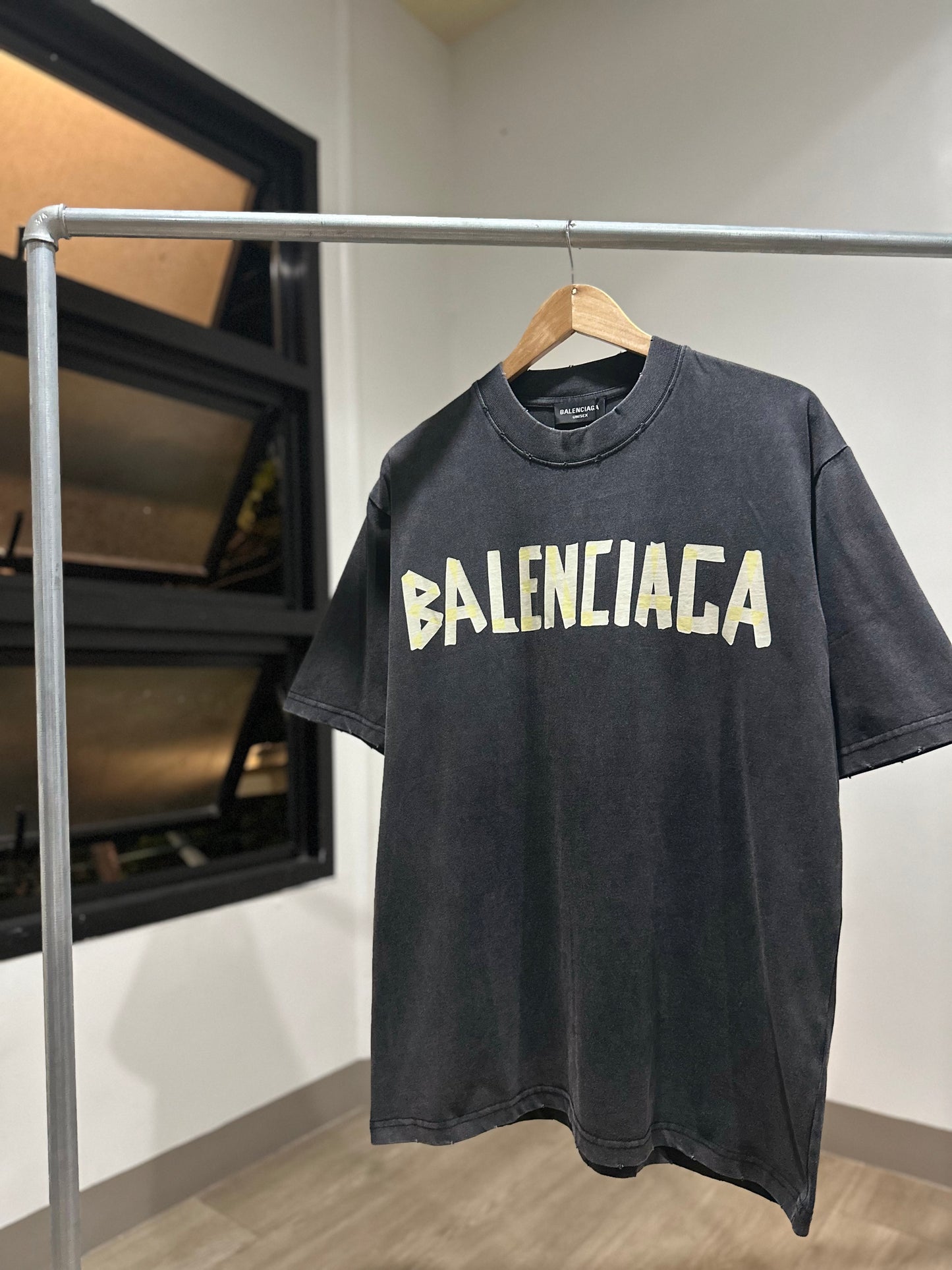 Balenciaga Tape Type T-Shirt (Acid)