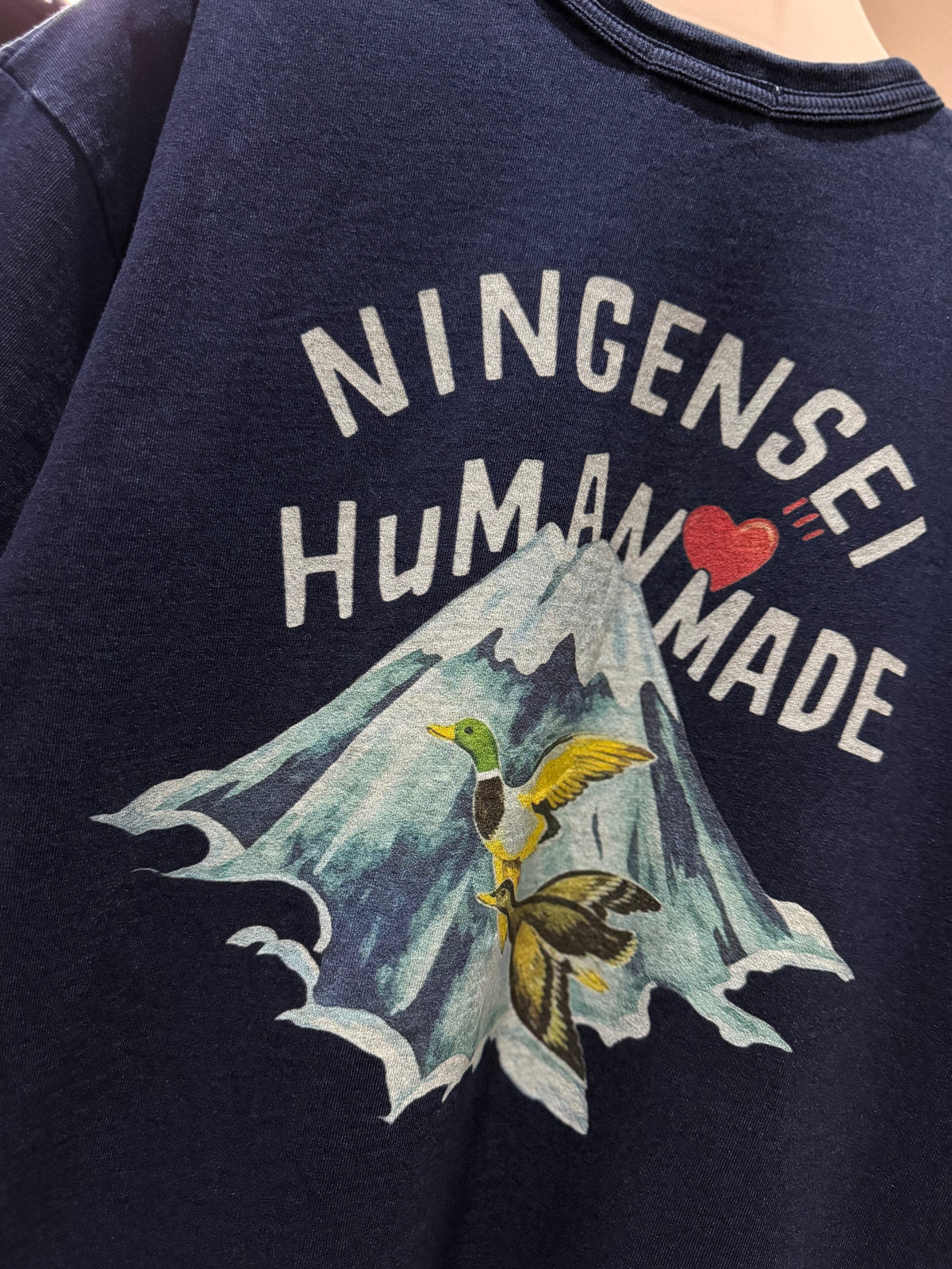 Human Made Ningensei Aizome Tee II (Navy)