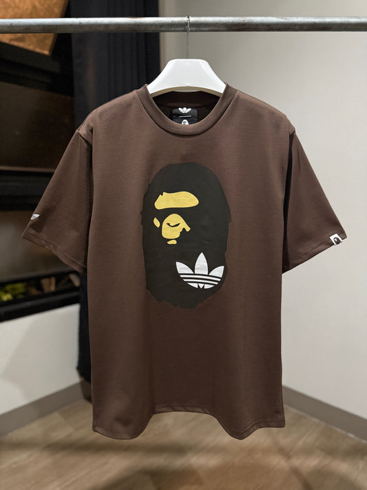 BAPE x Adidas Tee (Brown)