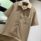 Louis Vuitton Short-Sleeved Silk Shirt