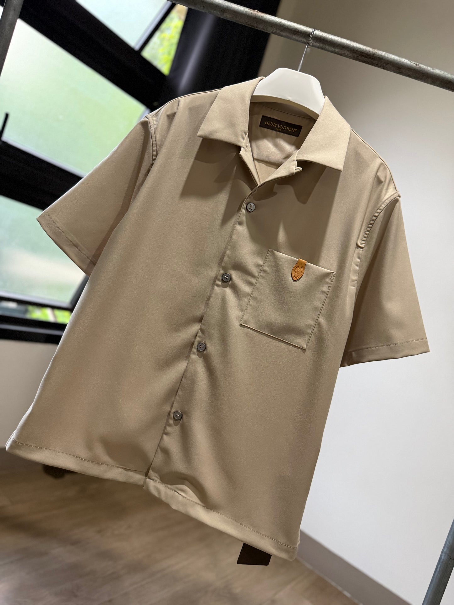 Louis Vuitton Short-Sleeved Silk Shirt
