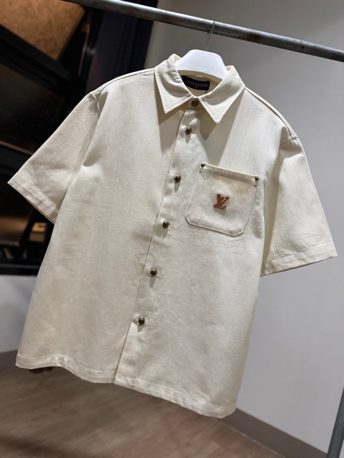 Louis Vuitton Short Sleeved Cotton Shirt