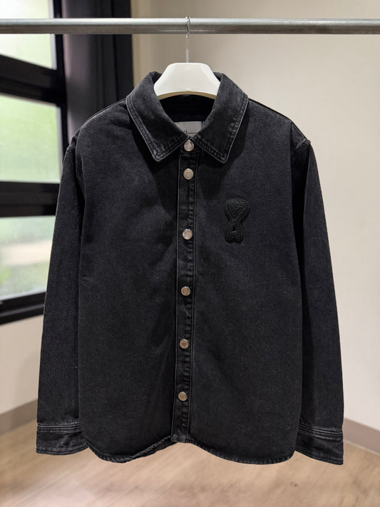 AMI de Coeur Overshirt (Black)