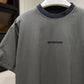 Balenciaga Back Reversible OS T-Shirt (Grey/Faded Black)