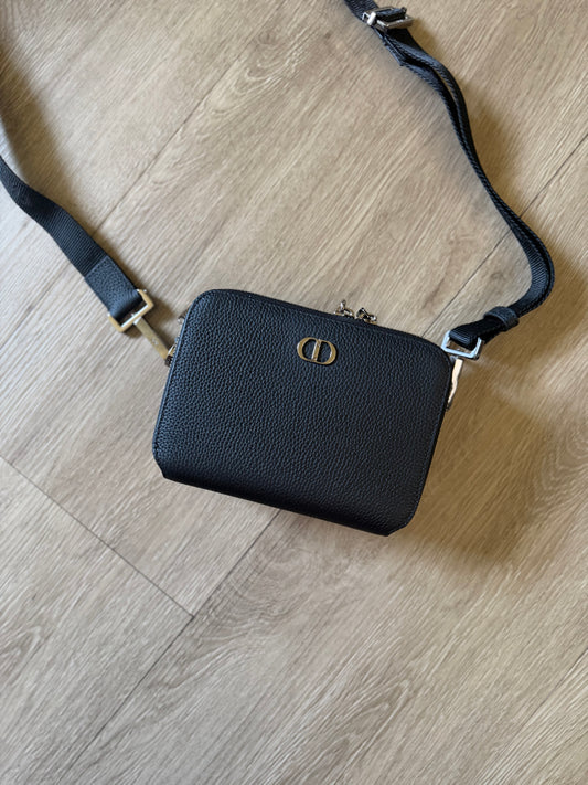 Dior CD Icon Zipped Pouch with Strap