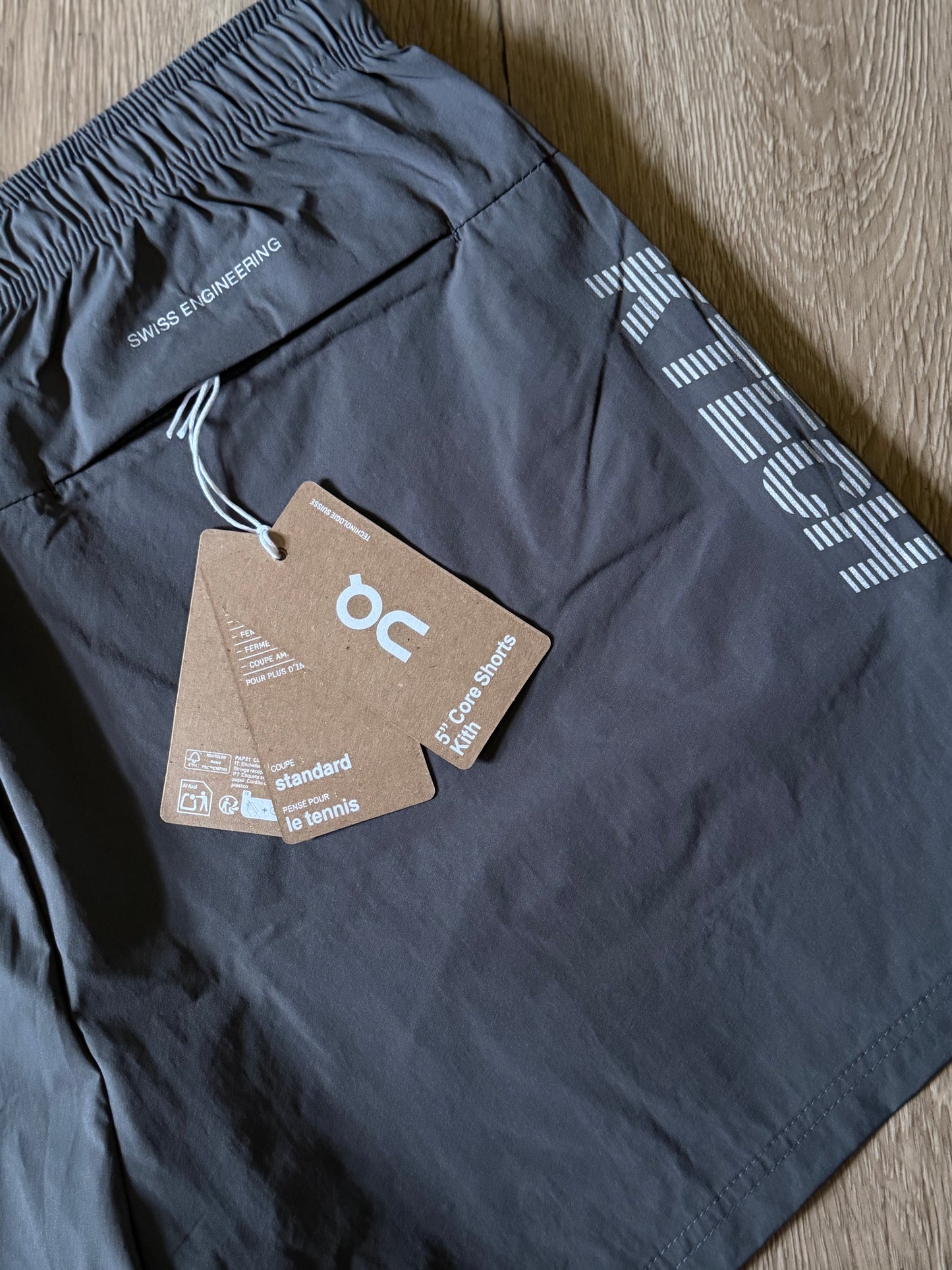 KITH x ON Core Shorts (Gray)