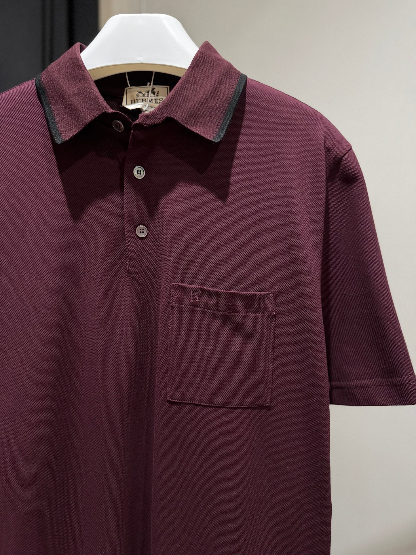 Hermes Polo Shirt (Bourgogne)