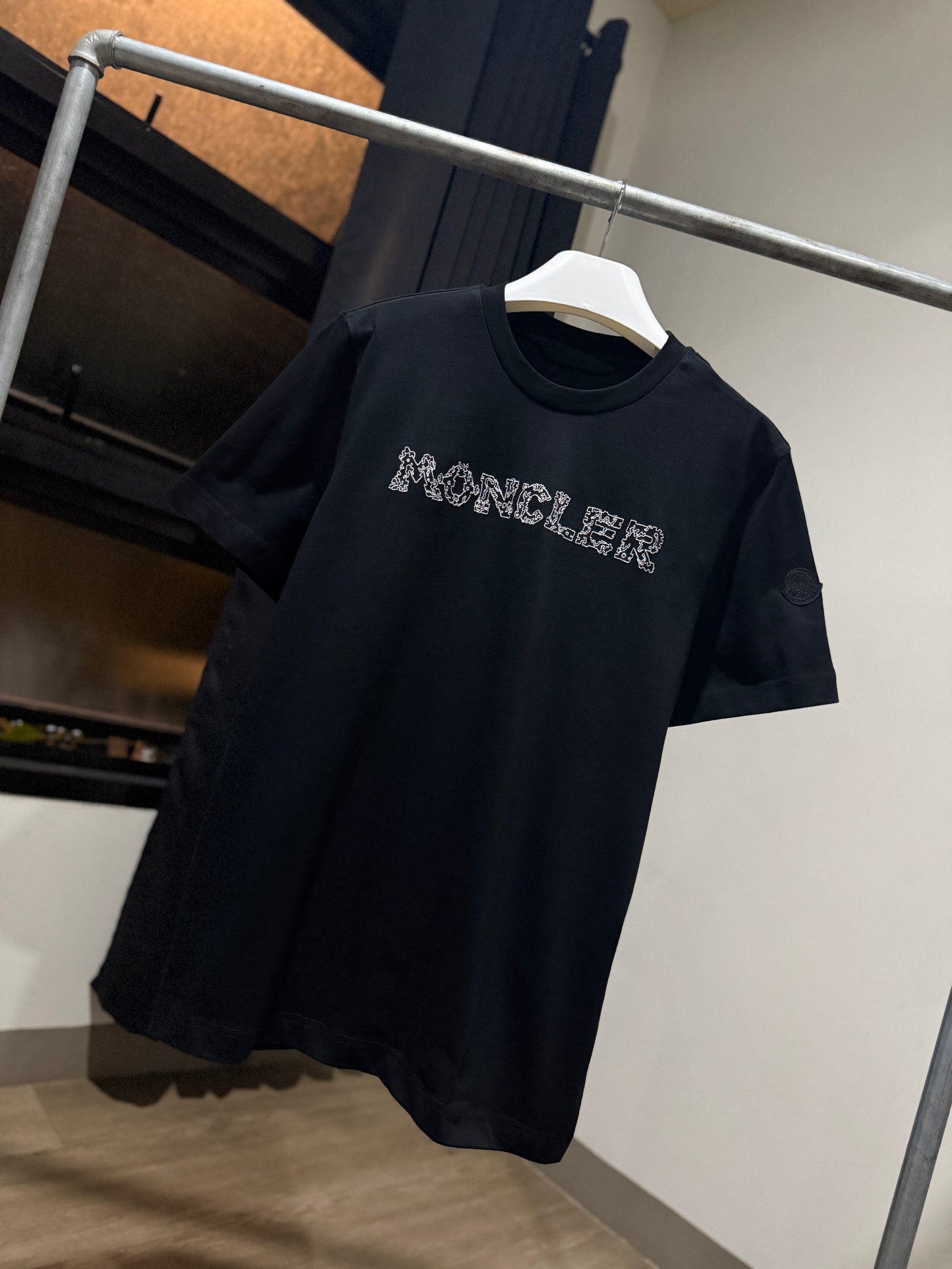 Moncler Space Embroidered T-Shirt