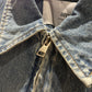 AMI de Coeur Zipped Denim Jacket