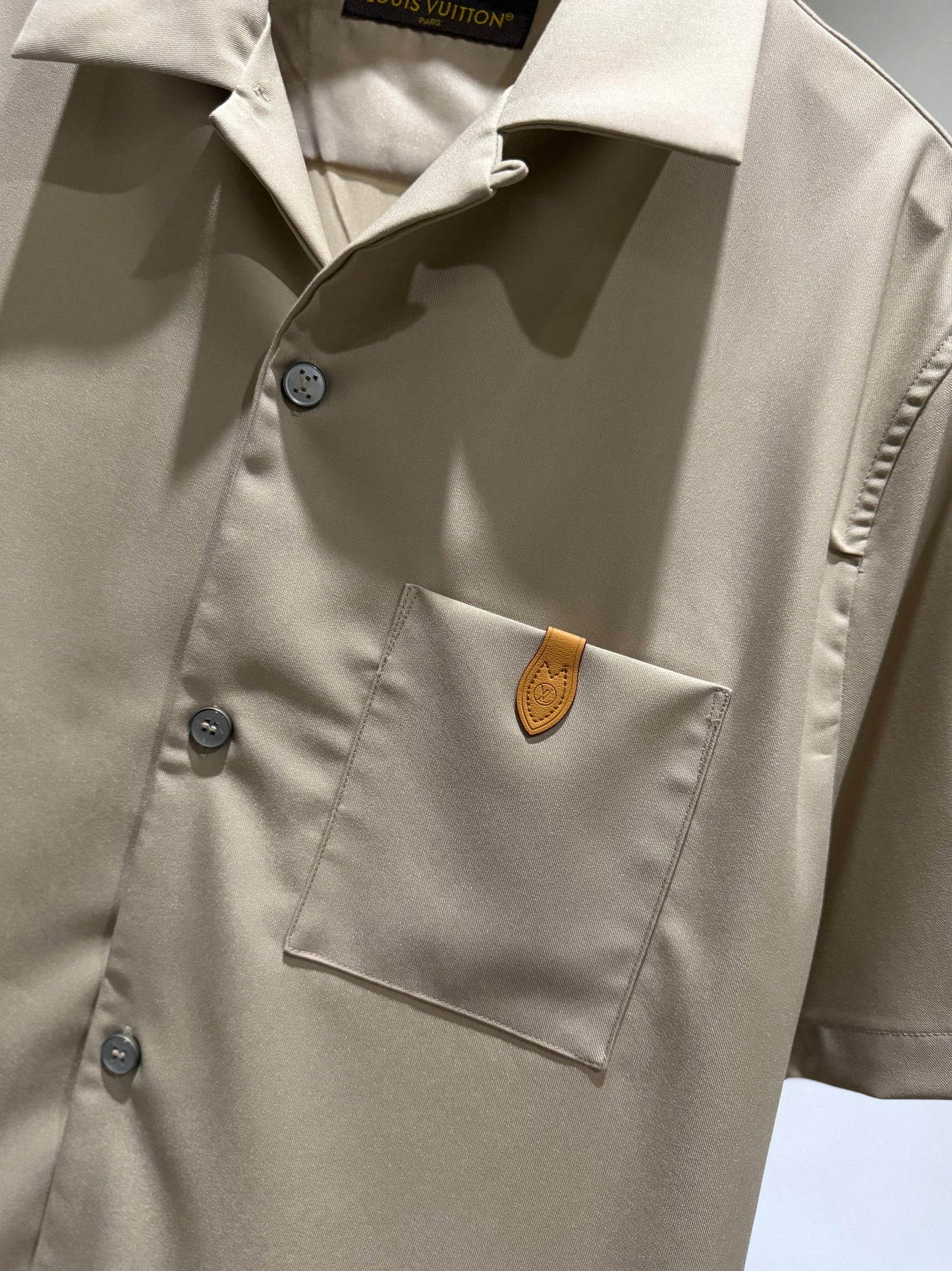Louis Vuitton Short-Sleeved Silk Shirt