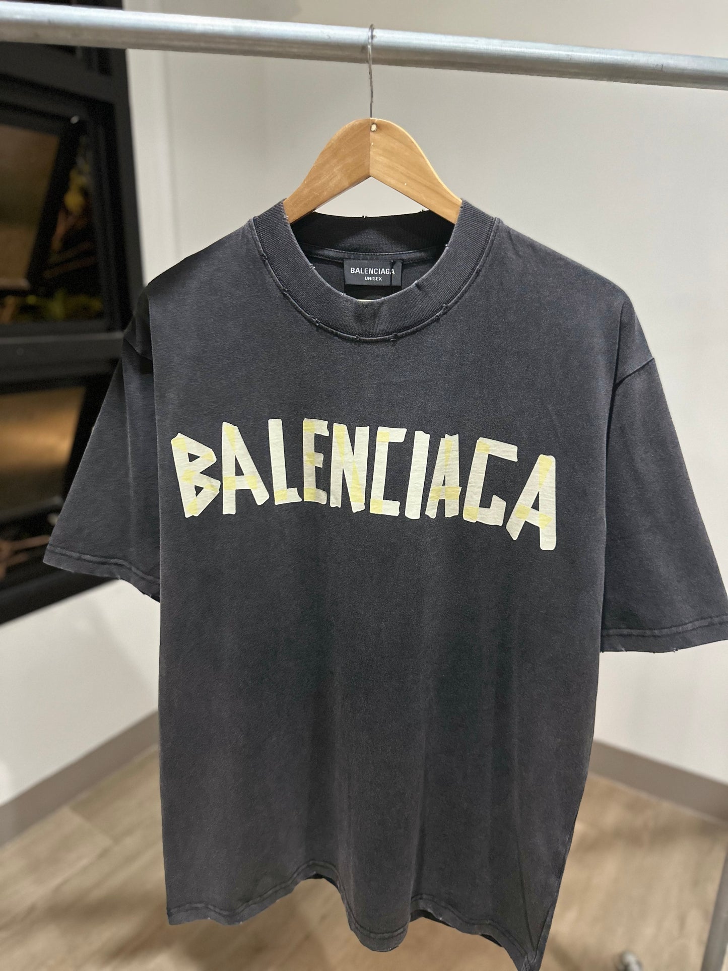 Balenciaga Tape Type T-Shirt (Acid)