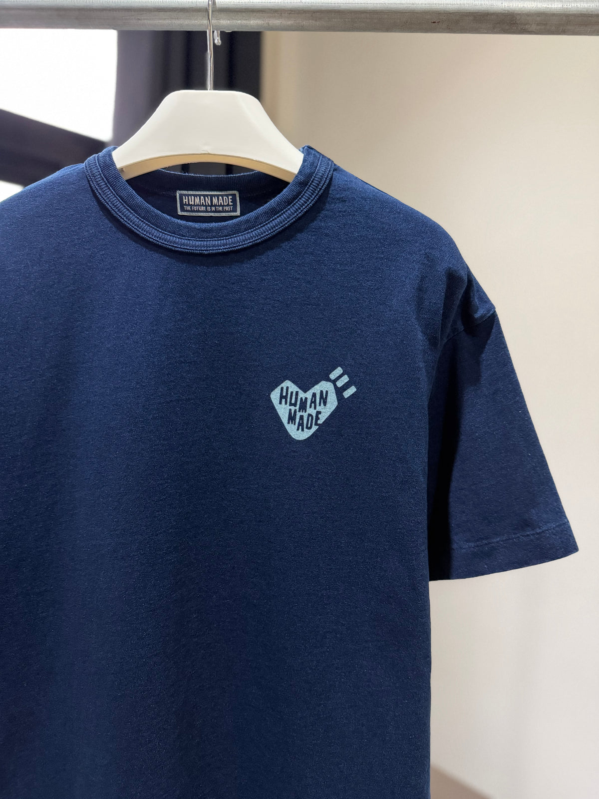 Human Made Ningensei Aizome Tee II (Navy)