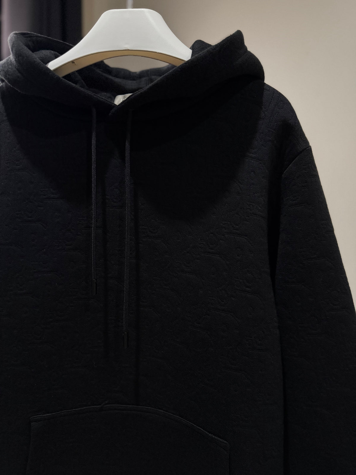 Dior Oblique Cotton Hoodie (Black)