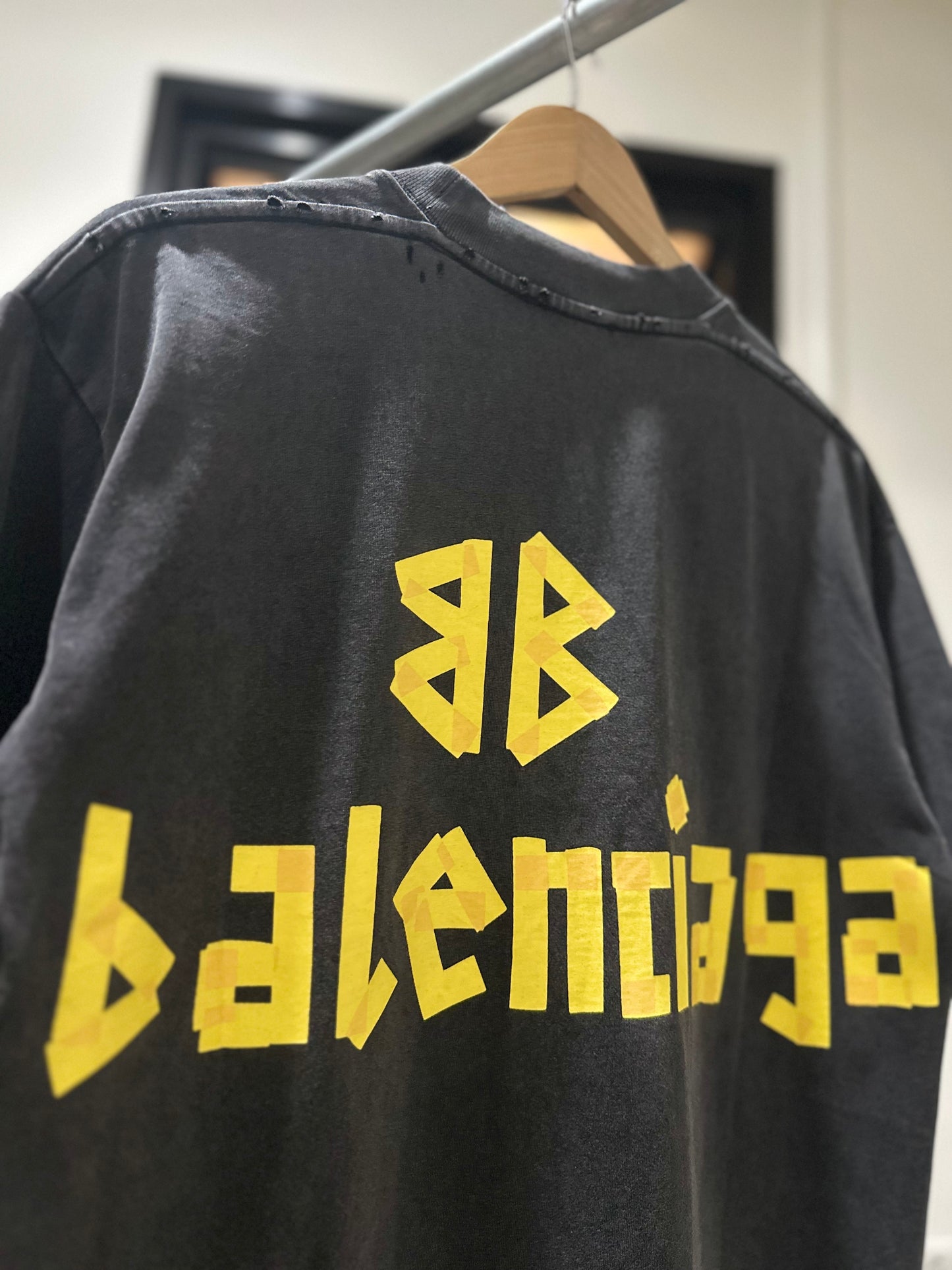 Balenciaga Tape Type T-Shirt (Acid)