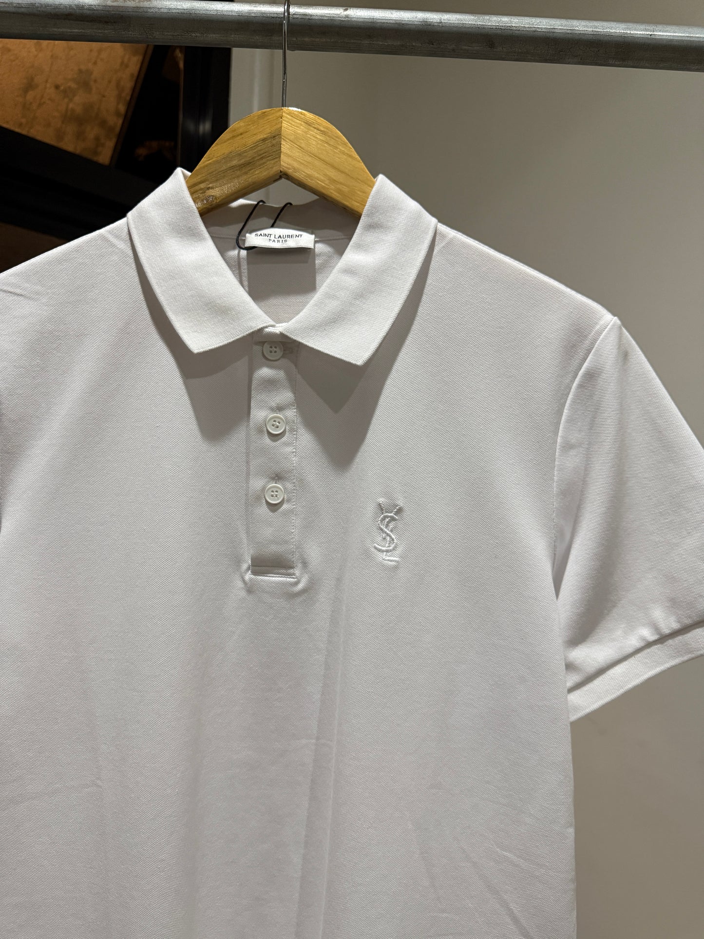 YSL Polo Shirt (White)