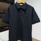 Moncler Black Logo Piquet Polo Shirt