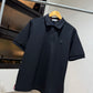 Moncler Black Logo Piquet Polo Shirt